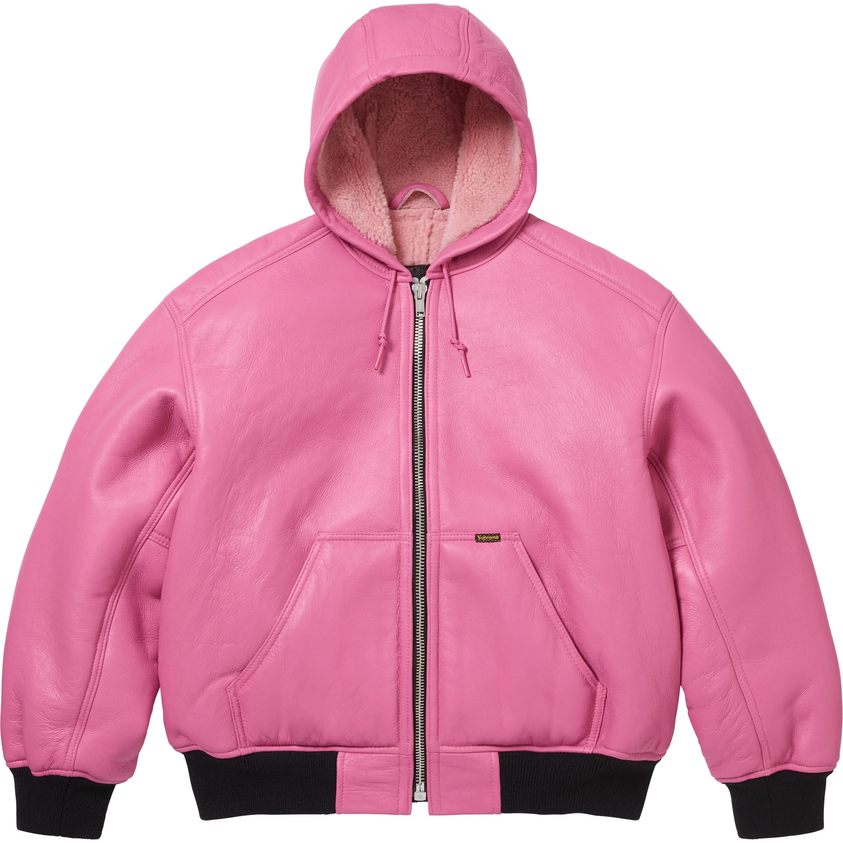 Supreme®/Schott® Shearling Hooded Work Jacket view 3